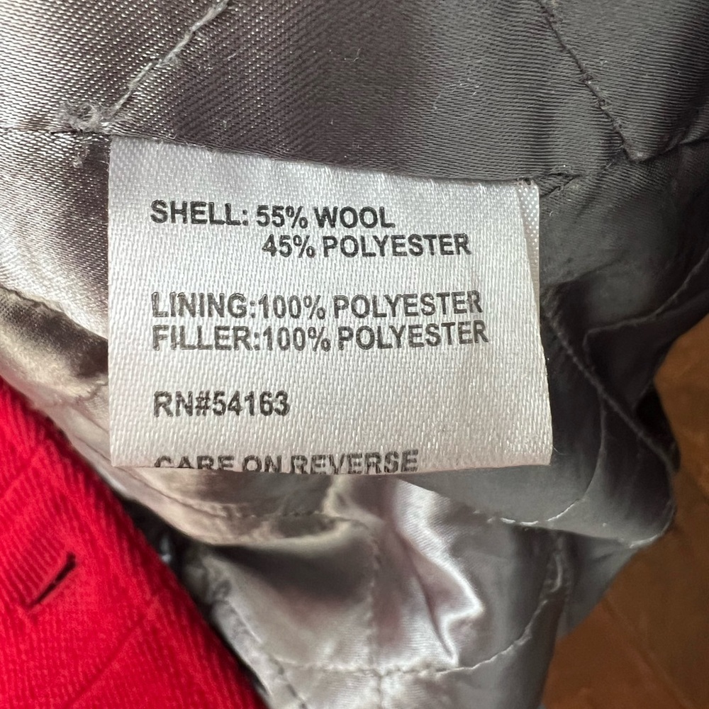 Calvin Klein Red Winter Jacket. Small. - image 4